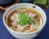 レンジで簡単！肉うどん作り方5写真