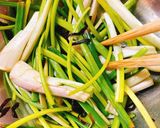 島らっきょうのマヨポン塩昆布和え作り方2写真