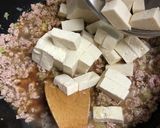豆腐とひき肉のオイスターソース煮込み作り方7写真