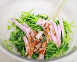 レンジ1分！豆苗のオイスターソース和え作り方3写真