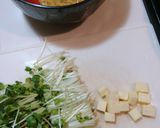 簡単！美味！付け合わせ♪かいわれチーズ作り方1写真