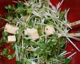 簡単！美味！付け合わせ♪かいわれチーズ作り方2写真