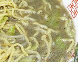黒すり胡麻ラーメン(味噌)作り方10写真