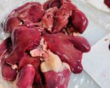 鶏レバーの甘辛煮☆山梨B級グルメ風作り方1写真