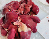 鶏レバーの甘辛煮☆山梨B級グルメ風作り方1写真