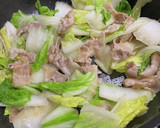 究極の白菜炒め作り方8写真