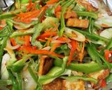厚揚げと野菜　甘酢炒め作り方3写真