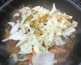 超簡単！味噌ホルモン焼きそば！！作り方5写真