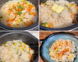 炊飯器だけで簡単♡バター香る海老ピラフ作り方3写真