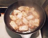 簡単☆豚肉とセロリのハーブバター炒め作り方2写真