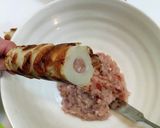 ちくわの磯辺揚げ鶏ひき肉と梅入り作り方7写真