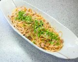 チキンと白ネギとキャベツのあっさりパスタ作り方7写真