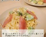 牛乳で絶品！アボカドレモンクリームパスタ作り方6写真