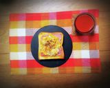 最強朝食ベーコンエッグトースト（BET）作り方8写真