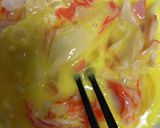 簡単　カニカマ卵丼作り方5写真