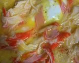 簡単　カニカマ卵丼作り方9写真