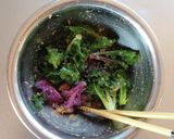 プチヴェールとツナの胡麻和え。作り方5写真