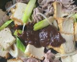 サムジャンで厚揚げとアスパラの辛味炒め作り方4写真