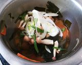 味噌汁おじや。作り方1写真
