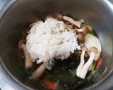 味噌汁おじや。作り方2写真