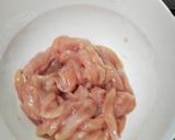 胸肉を柔らかく♡青椒肉絲風炒め作り方3写真