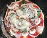 とろ〜りチーズの節約ピザ作り方8写真