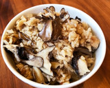 風味抜群！舞茸の炊き込みご飯作り方8写真
