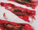 大葉ソースの牛肉えのき☆巻き作り方1写真
