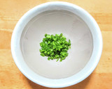 ピーマンのエビしんじょう詰め蒸し餡かけ作り方2写真