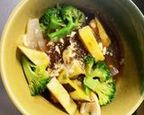 根菜茄子肉無オイスター炒味温野菜サラダ作り方13写真