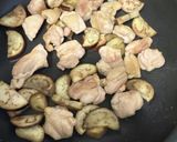 鶏もも肉とナスの甘酢炒め作り方5写真