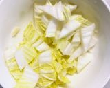レンジ肉無簡単チリソース味白菜筍回鍋肉風作り方6写真