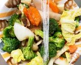 レンジ肉無簡単チリソース味白菜筍回鍋肉風作り方15写真