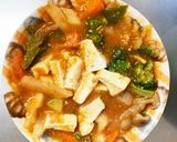 レンジ肉無簡単チリソース味白菜筍回鍋肉風作り方19写真