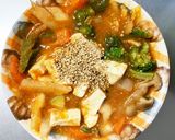 レンジ肉無簡単チリソース味白菜筍回鍋肉風作り方20写真