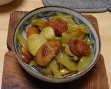 ソーセージとじゃがいものカレー蒸し作り方23写真