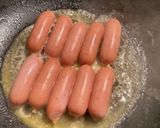 ウインナーの塩バター焼き作り方1写真