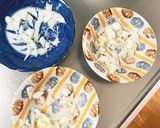 レンジ肉無し豆腐玉ねぎ味噌炒味野菜炒め作り方4写真