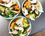 レンジ肉無し豆腐玉ねぎ味噌炒味野菜炒め作り方12写真
