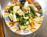 レンジ肉無し豆腐玉ねぎ味噌炒味野菜炒め作り方15写真