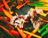 ~いんげん人参牛肉の甘辛炒め~作り方3写真