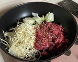 じゃがいもと牛肉のケチャップチーズ焼き作り方2写真