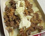 じゃがいもと牛肉のケチャップチーズ焼き作り方6写真