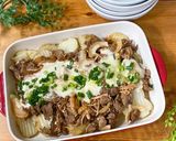 じゃがいもと牛肉のケチャップチーズ焼き作り方8写真