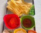 スモークサーモンといくらのクリームパスタ作り方1写真