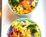 野菜を出来るだけたくさん！彩りサラダ作り方2写真