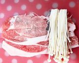 豚薄切り肉えのき巻き作り方4写真