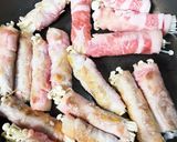 豚薄切り肉えのき巻き作り方8写真