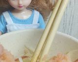 リカちゃん♡【食】たらこ×りんご【科学】作り方4写真