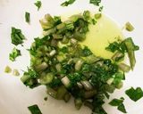 春の味覚　葉わさびの菜飯作り方3写真